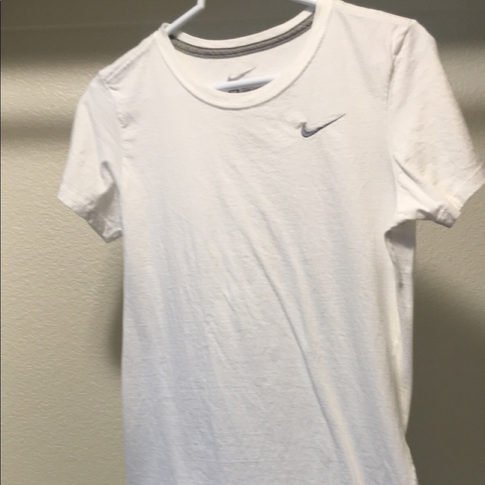 White nike t-shirt!